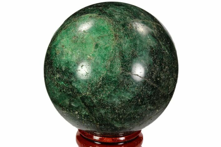 Polished Fuchsite Sphere - Madagascar #104232